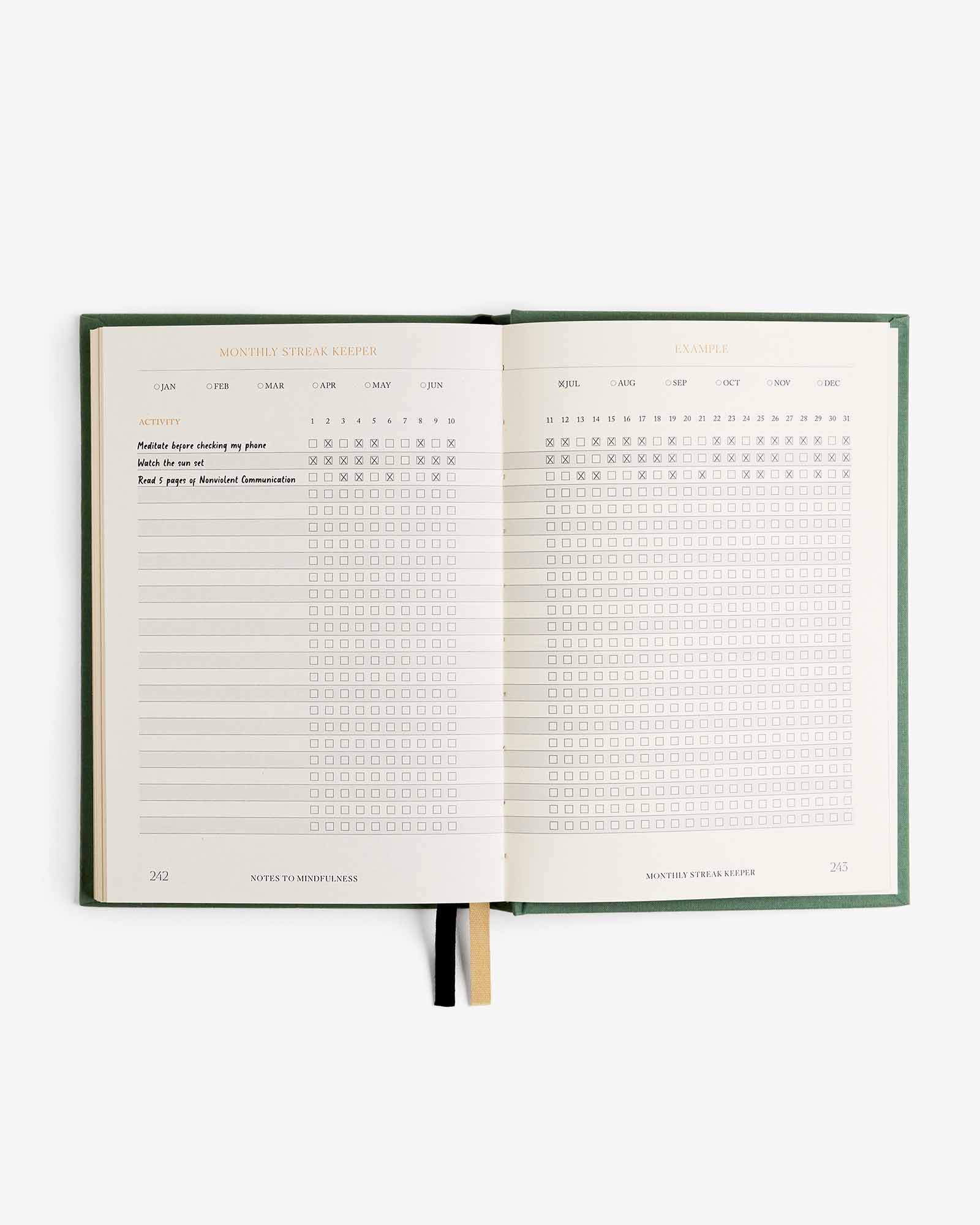 Notes to Mindfulness Journal - Sage - Sage