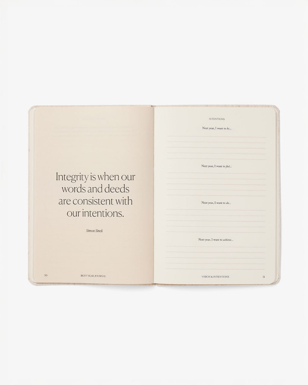 Best Year Journal Essential - Black