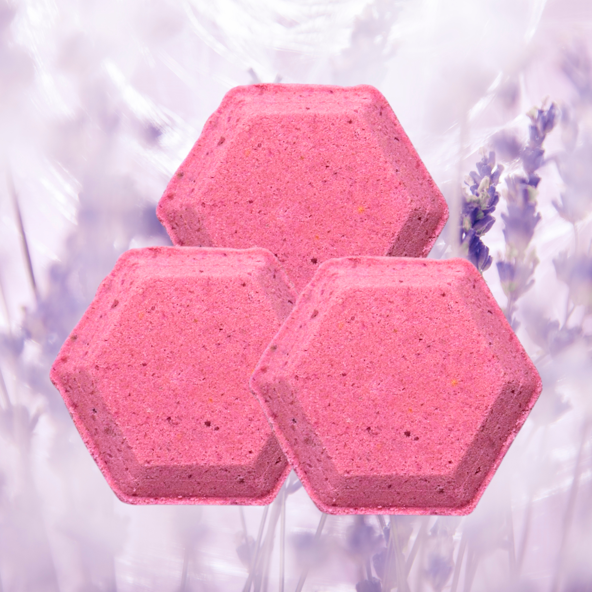 Amber & Lavender Natural Aromatherapy Relaxing Shower Steamers with Menthol Black Amber & Lavender Type | 3.7 oz