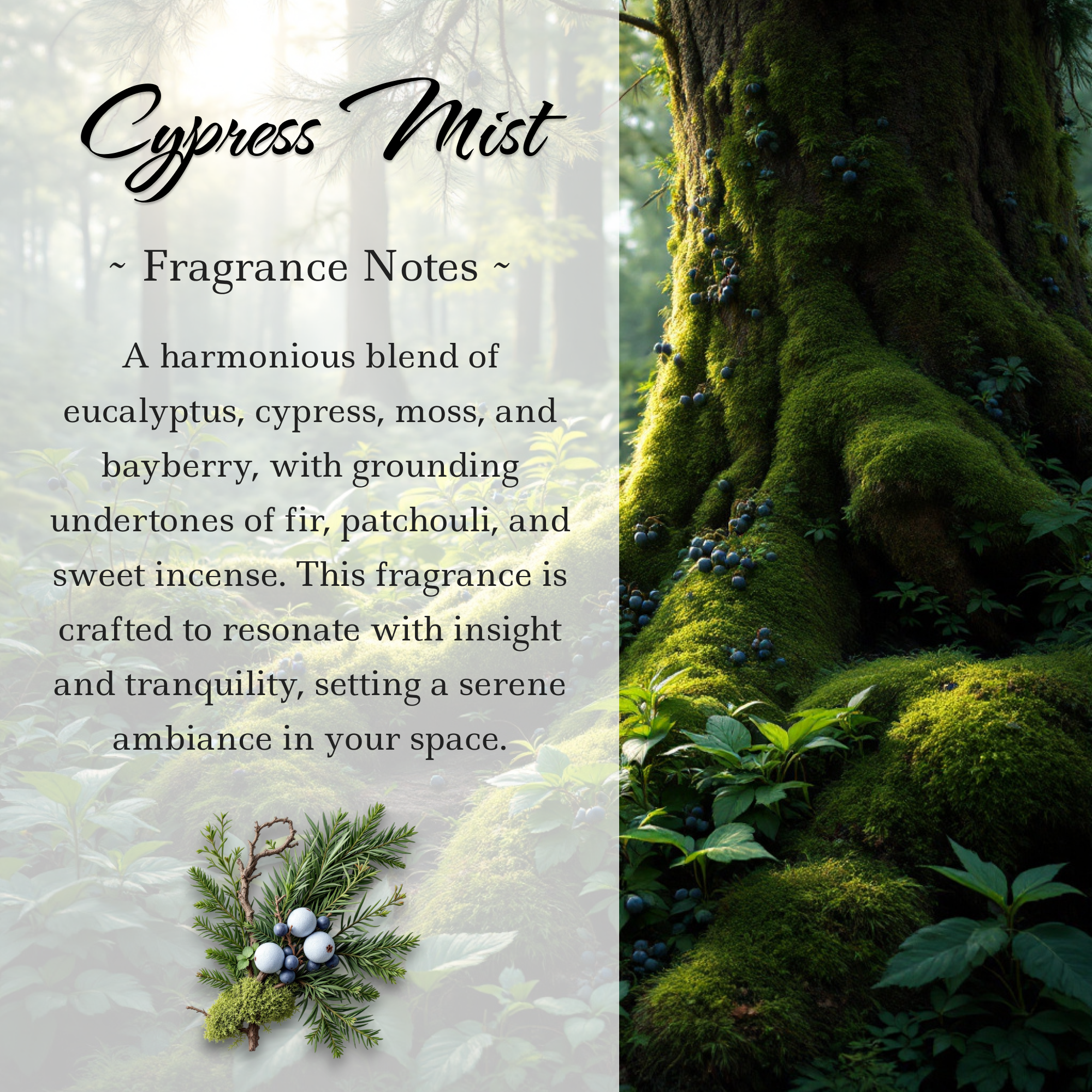 Third-Eye Chakra Crystal Candle, 10oz