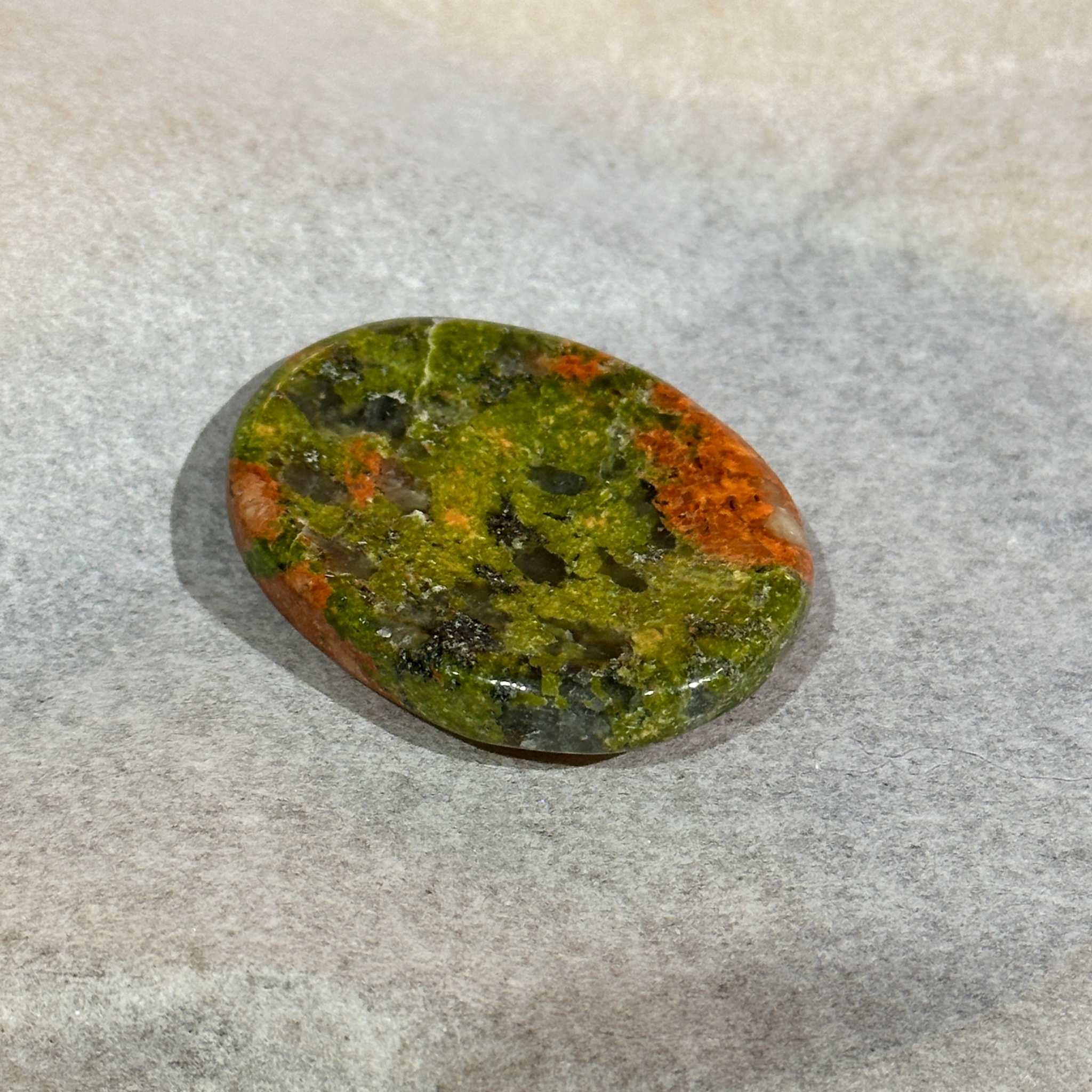 Unakite Comfort Stone