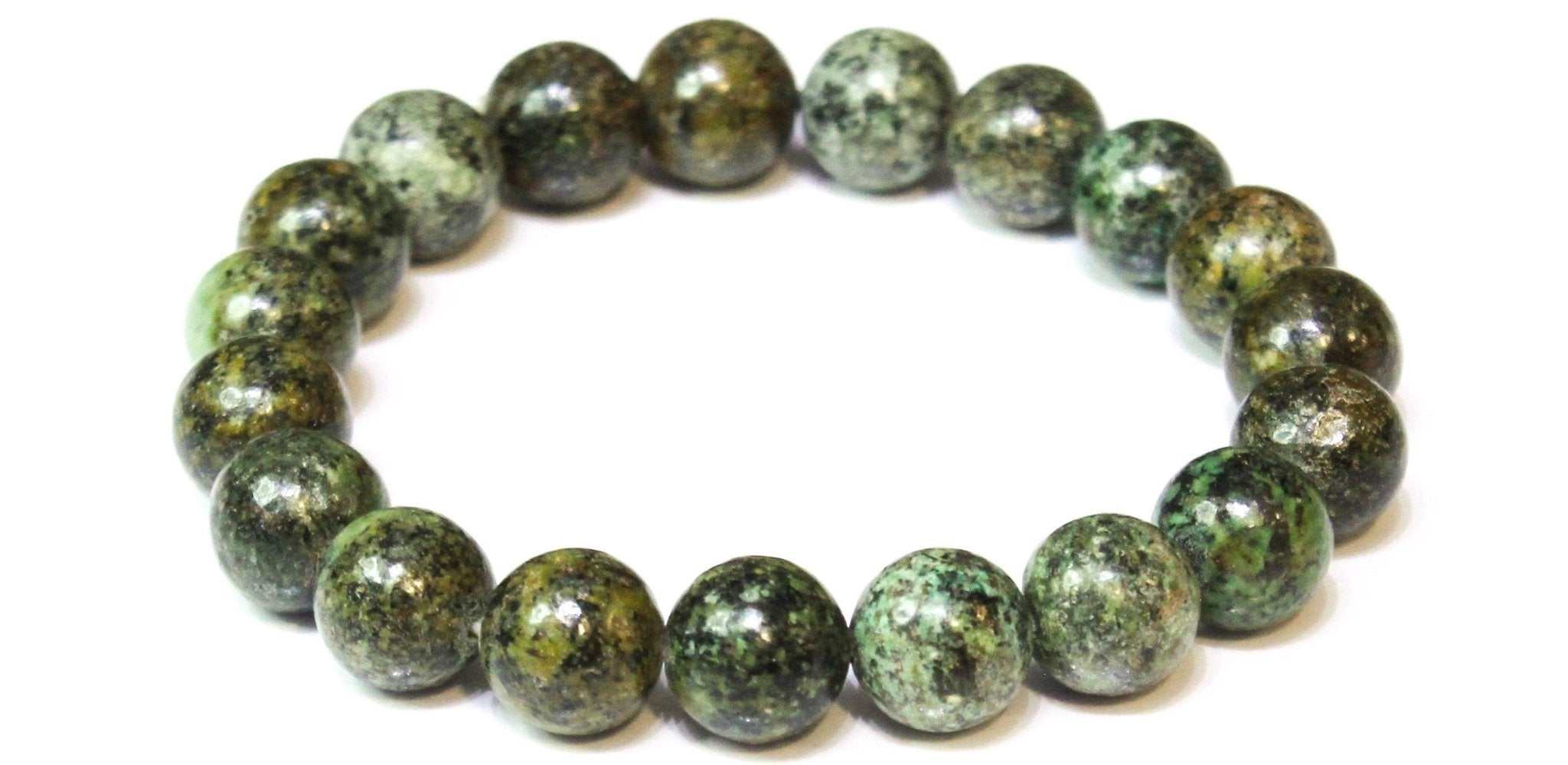 African Turquoise Round Bead Bracelet - Evolutionary Growth